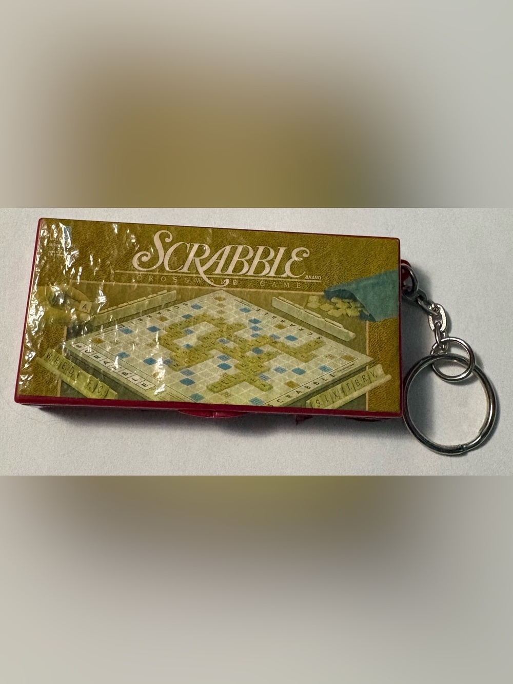 1999 Hasbro Mini Scrabble Key Chain - Picture 2 of 9